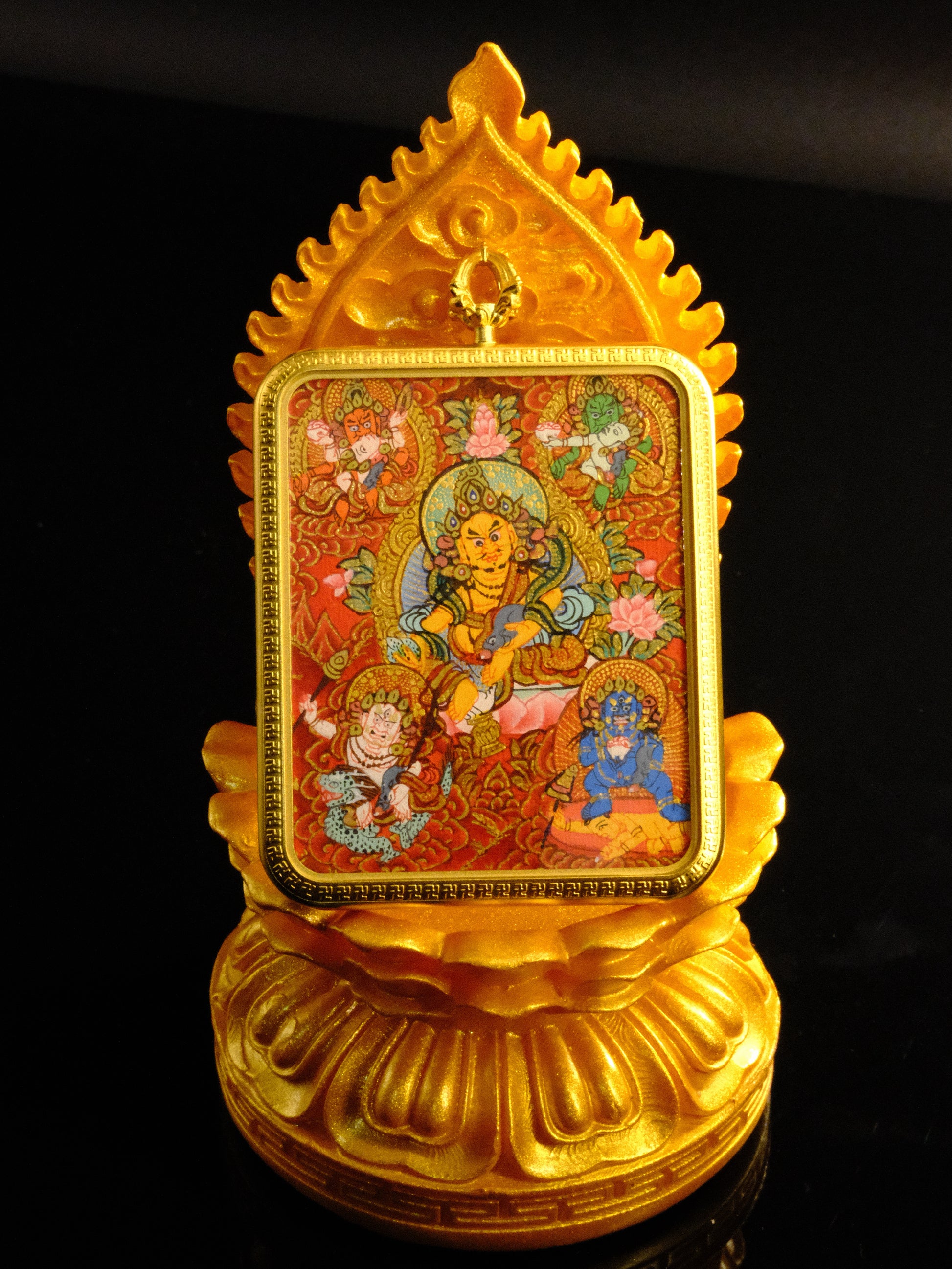 Five-Directional Wealth Gods Thangka